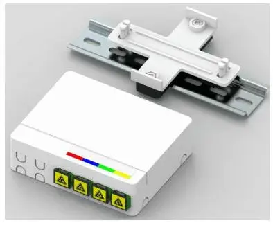 Abbildung aus dem Datenblatt: FTTH-Dose 4-fach Eco