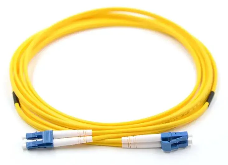 Abbildung aus dem Datenblatt: Patchkabel LC auf LC, Singlemode